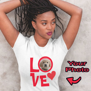 Schattige rode hond Moeder puppy liefde gepersonal T-shirt