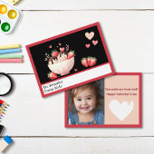 Schattige Rode Ice Cream Foto Classroom Valentijn Notitiekaartje