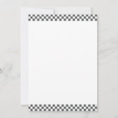 schattige rode jongen auto's Race auto twee snelle Kaart (Achterkant)