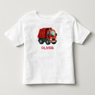 Schattige rode kiepwagen kinder shirts