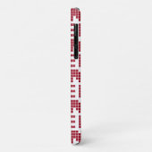 Schattige rode liefde vierkante lettres Case-Mate iPhone case (Achterkant/links)