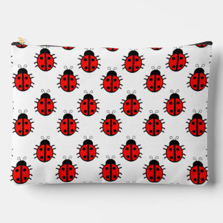 Schattige Rode Lieveheersbeestjes Patroon en Opgew Etui