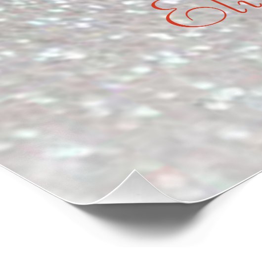 Schattige Rode Lips, Makeup kunstenaar Poster (Hoek)