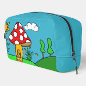 schattige rode paddenstoel toilettasje (Rechterhoek)