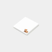 Schattige rode panda post-it® notes (Schuin)
