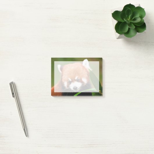 Schattige Rode Panda Post-it® Notes (Kantoor)