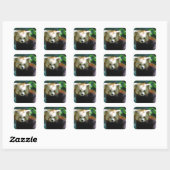 Schattige rode panda Stickers (Vel)