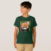 Schattige Rode Panda T-shirt (Voorkant volledig)
