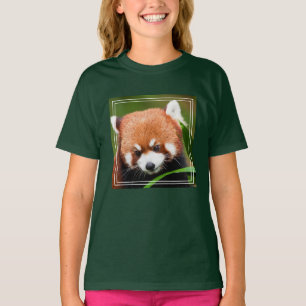 Schattige Rode Panda T-shirt