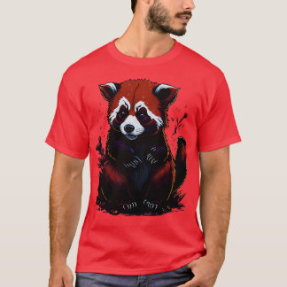 schattige rode panda tshirts