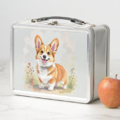 Schattige rode Pembroke Welsh Corgi hond (In situ)