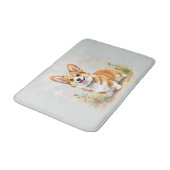 Schattige rode Pembroke Welsh Corgi hond Badmat (Gekanteld)