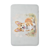 Schattige rode Pembroke Welsh Corgi hond Badmat (Voorkant Verticaal)