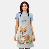 Schattige rode Pembroke Welsh Corgi-hond Schort (Gedragen)