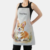 Schattige rode Pembroke Welsh Corgi-hond Schort (Insitu)