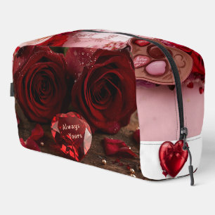 Schattige Rode Roos Romantische Valentijn Rits Mak Toilettasje