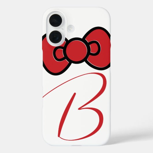 Schattige Rode Strik Whimsisch  Case-Mate iPhone Case (Achterkant)