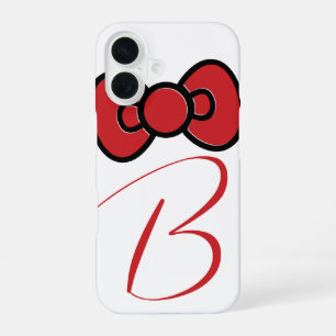 Schattige Rode Strik Whimsisch  iPhone 16 Hoesje