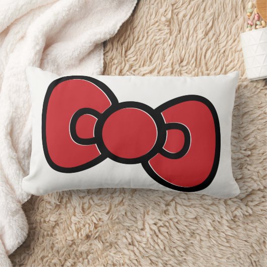 Schattige rode strik whimsisch kussen (Deken)