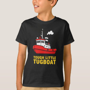 Schattige Rode "Tough Little Tugboat" T-shirt