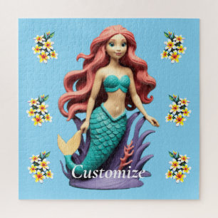 Schattige Rodekopzeemeermin Thunder_Cove Legpuzzel