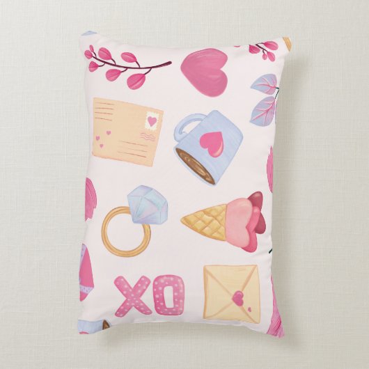 Schattige romantisch accentkussen accent kussen (Achterkant (Verticaal))