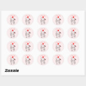 Schattige romantisch koppel in liefde Stickers - I (Vel)