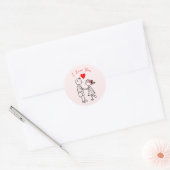 Schattige romantisch koppel in liefde Stickers - I (Envelop)