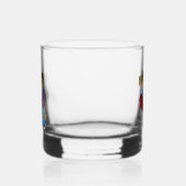 Schattige romantisch paar liefde tekst whisky glas (Links)