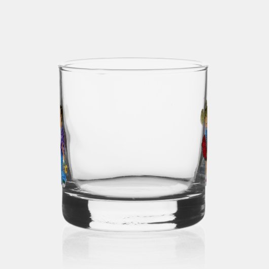 Schattige romantisch paar liefde tekst  whisky glas (Rechts)