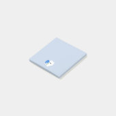 Schattige Romantisch Polar Beer Post-it® Notes (Schuin)
