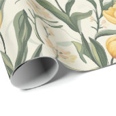 Schattige romantisch tulpenboeket inpakpapier (Rol Hoek)