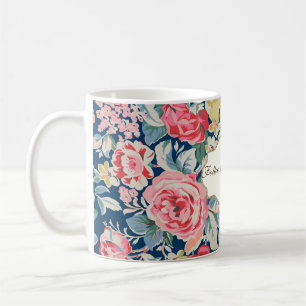 Schattige Romantische Bloemen - Motivatie Bericht Koffiemok