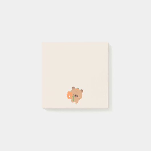 Schattige Romantische Capybara Post-it® Notes (Voorkant)