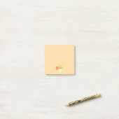 Schattige romantische Corgi Post-it® Notes (Op bureau)