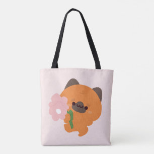 Schattige romantische Duitse herder Tote Bag