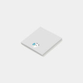 Schattige romantische panda post-it® notes (Schuin)