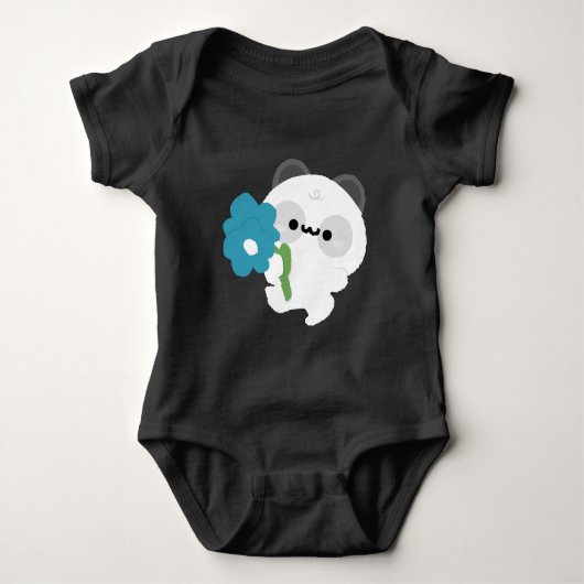 Schattige Romantische Panda Romper (Voorkant)