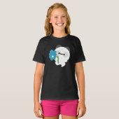 Schattige Romantische Panda T-shirt (Voorkant volledig)