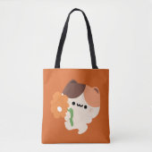 Schattige romantische schildpadkat tote bag (Voorkant)