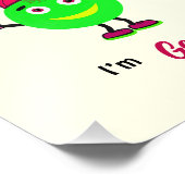 Schattige rond lichaam foto afdruk (Hoek)