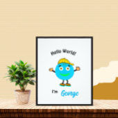 Schattige rond lichaam foto afdruk