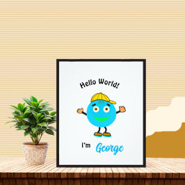 Schattige rond lichaam foto afdruk