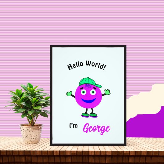 Schattige rond lichaam foto afdruk