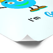 Schattige rond lichaam foto afdruk (Hoek)