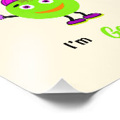 Schattige rond lichaam foto afdruk (Hoek)