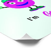 Schattige rond lichaam foto afdruk (Hoek)