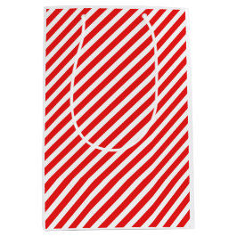 Schattige Rood en Wit als snoep Medium Cadeauzakje