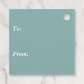 Schattige Rood Groen Geel Elf Gnome Kerst Patroon Bedankjes Labels (Achterkant)