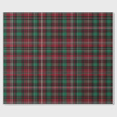 Schattige rood/groen geruite cadeaupapier (Vlak)